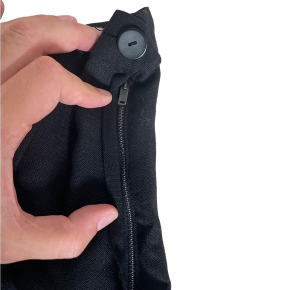 Vntg 1960s Ralph Originals Skirt Black Size 14 Pocket 30 in Length - Picture 9 of 12